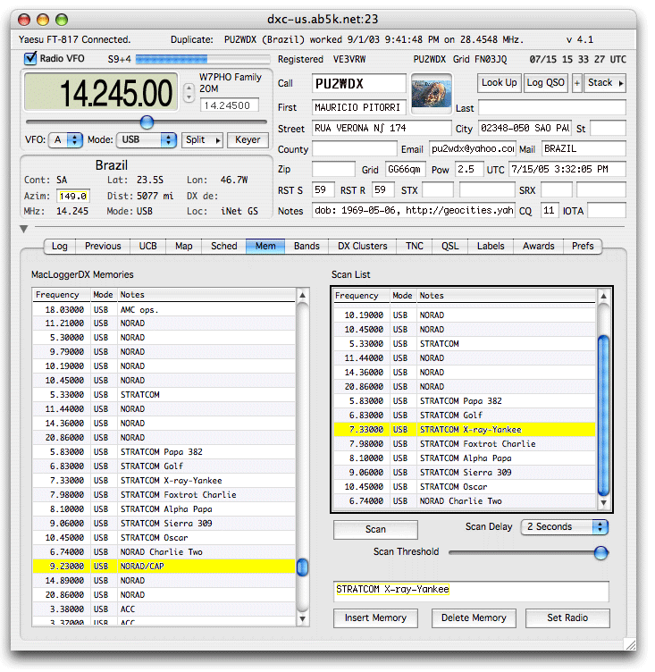 amateur radio logging programs